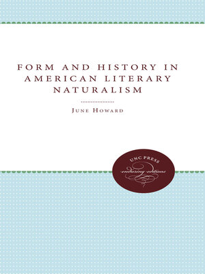 cover image of Form and History in American Literary Naturalism